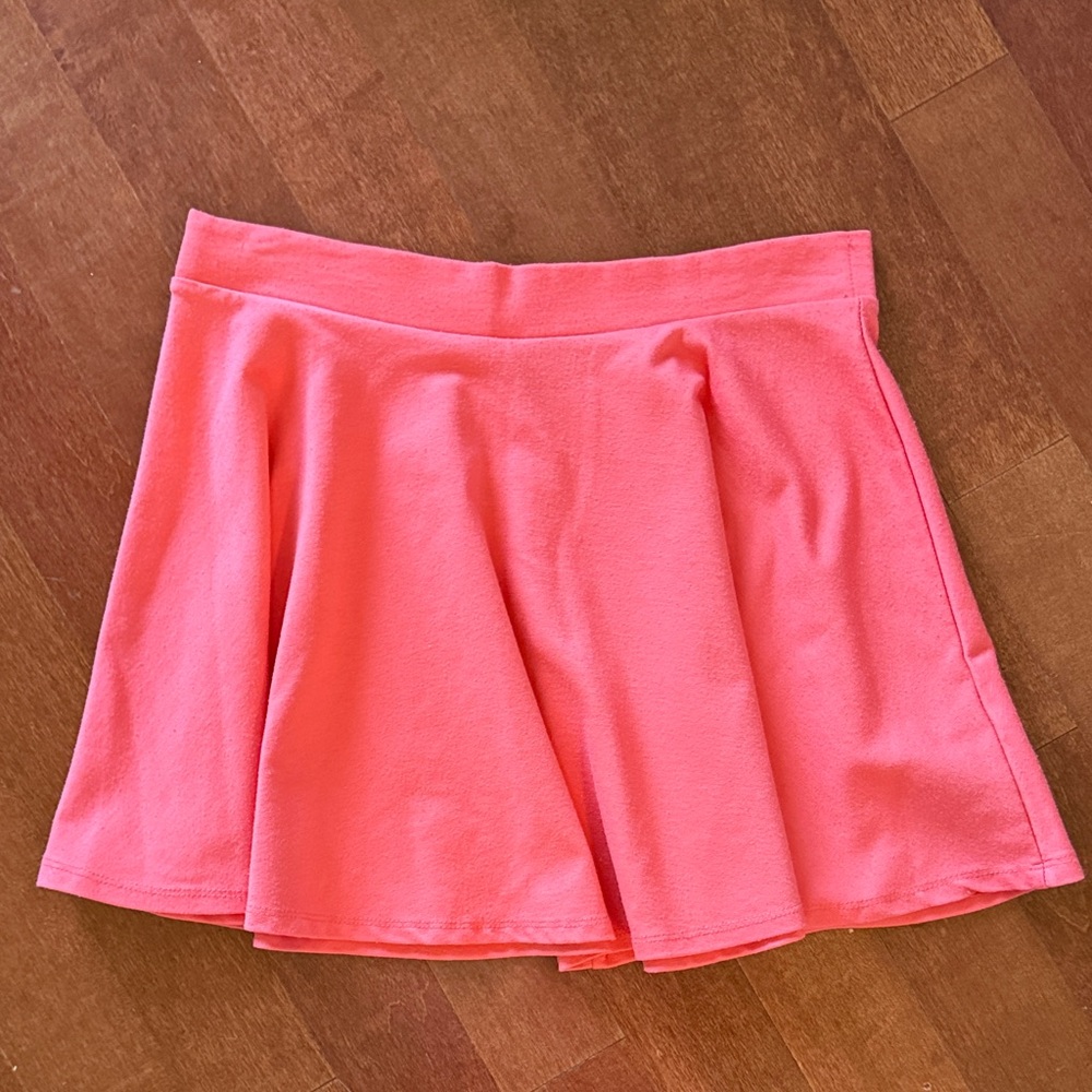 Forever 21 Coral Skater Skirt